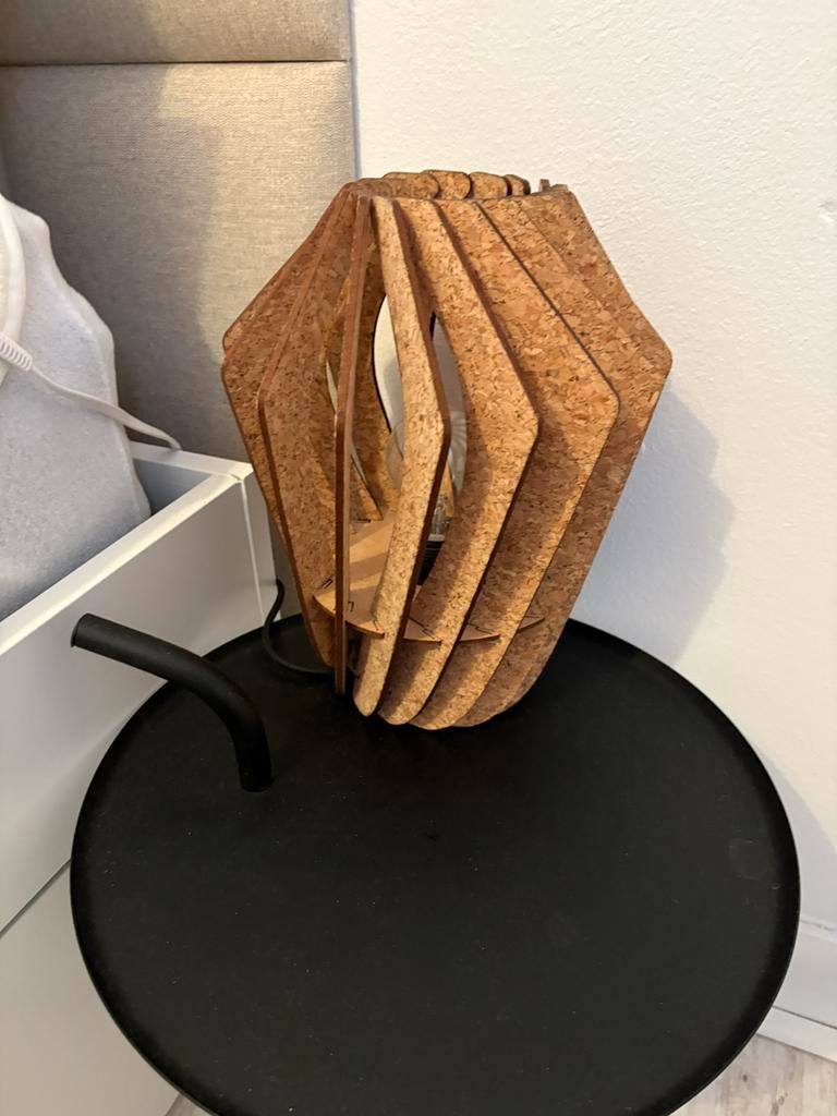 Design lamp tafellamp van Tjalle en Jasper, Minder dan 55 cm, Rond, Zo goed als nieuw, Ophalen