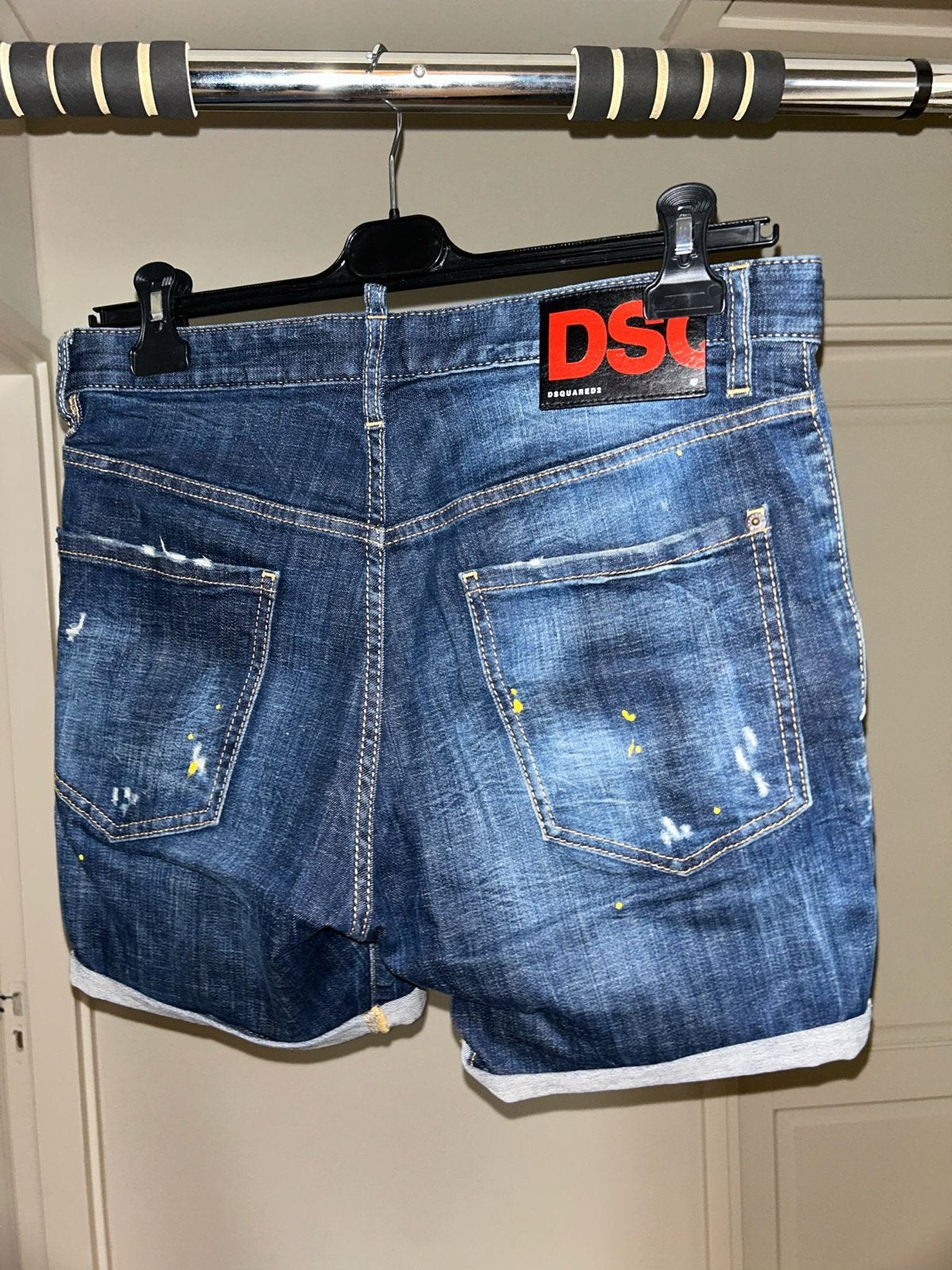 Dsquared2 Jeans Shorts - Blauw, maat M, Ophalen of Verzenden, Gedragen, Blauw, Overige jeansmaten