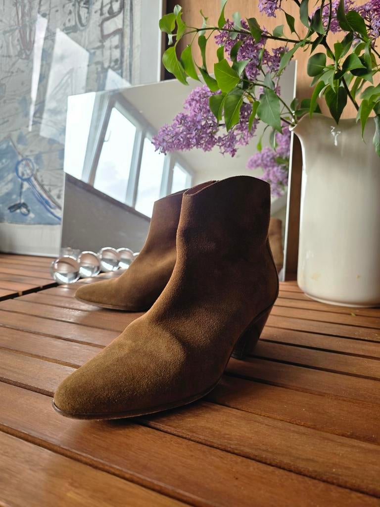 Isabel Marant cowboy suede laarsjes zo goed als nieuw, Ophalen of Verzenden