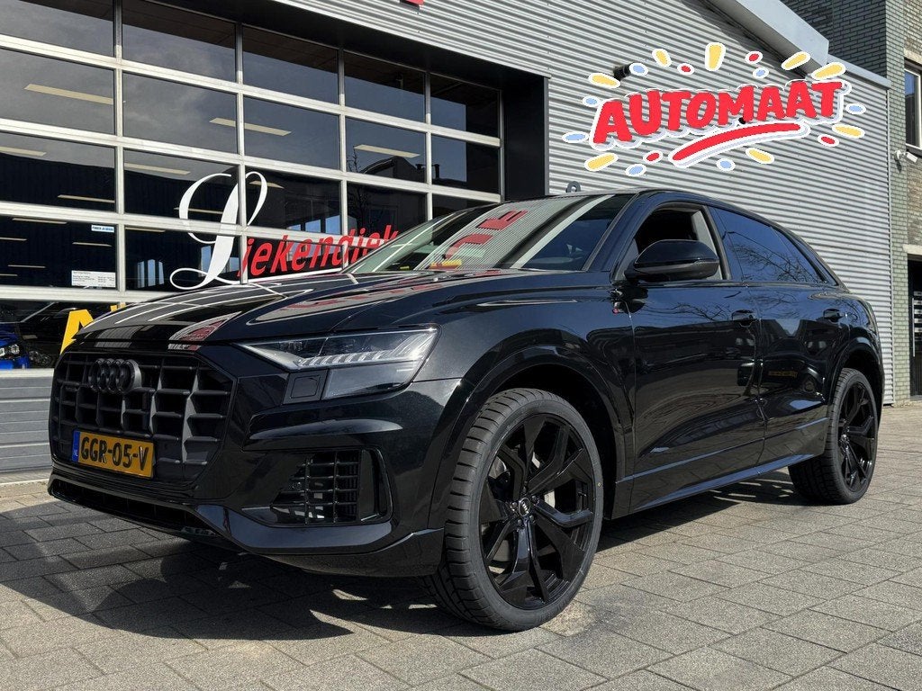 Audi Q8 3.0 -V6 24V 55 TFSi Quattro - Panorama dak I Airco I, Automaat, Dealer onderhouden, Gebruikt, 2995 cc