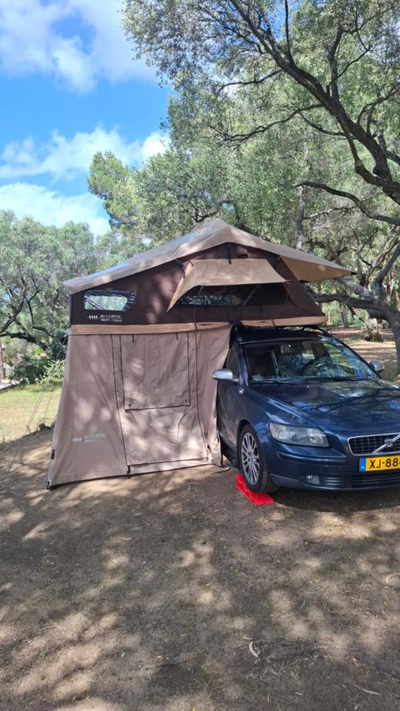 Daktent met ondertent en complete kampeeruitrusting, Ophalen of Verzenden
