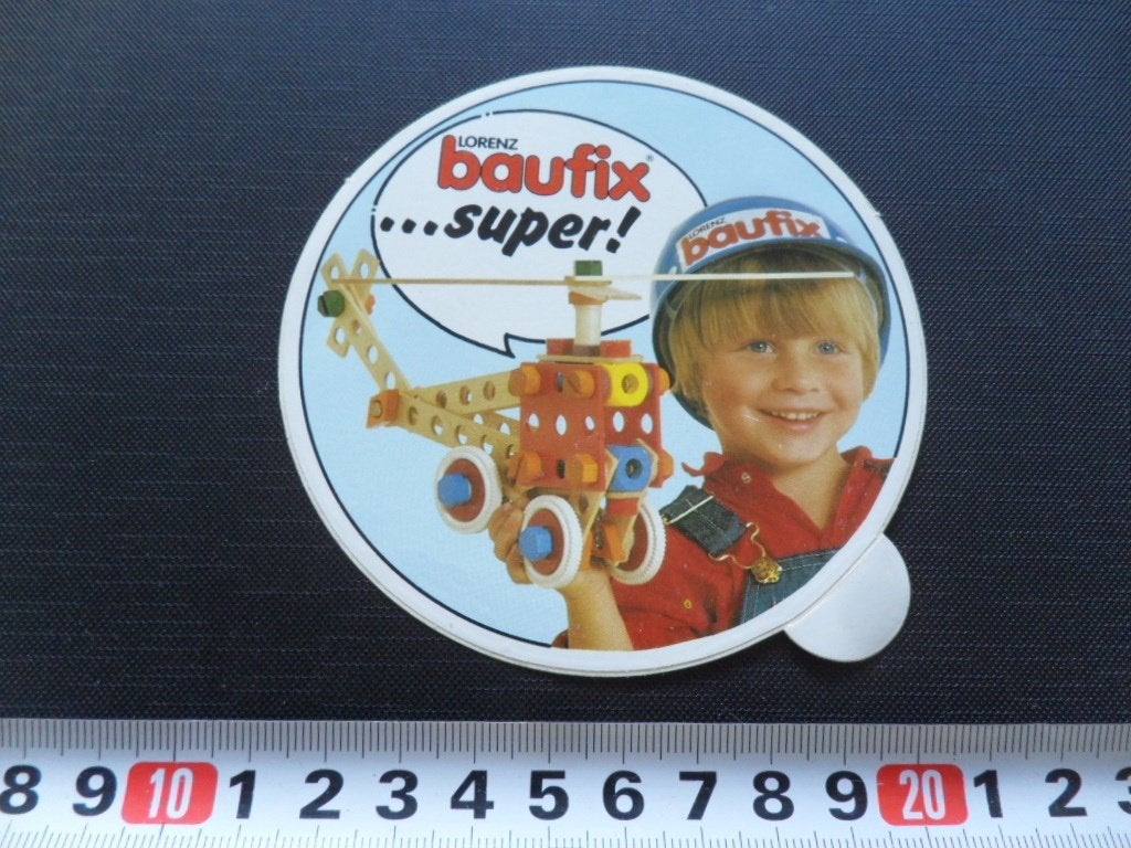 sticker Lorenz BAUFIX Super !, Ophalen, Zo goed als nieuw