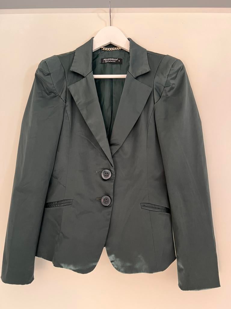 Rinascimento jasje / blazer groen S, Ophalen of Verzenden, Zo goed als nieuw, Jasje, Maat 36 (S)