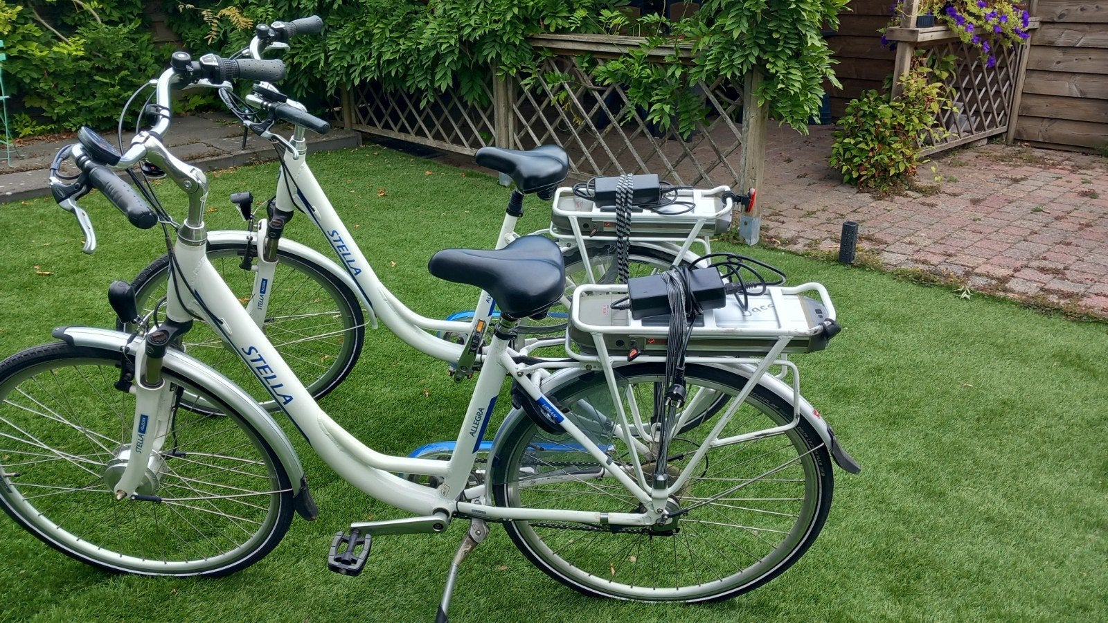 Twee stella allegra elektrische fietsen, Ophalen, Gebruikt, Overige merken