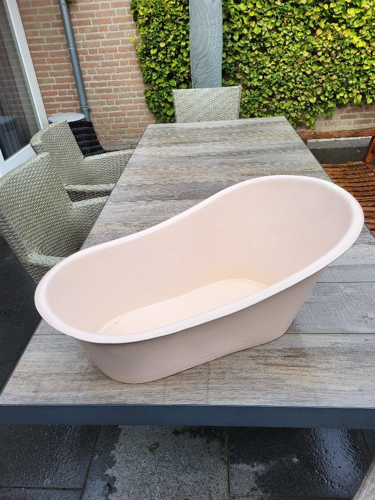 Vintage roze babybadje jaren 50, Ophalen of Verzenden
