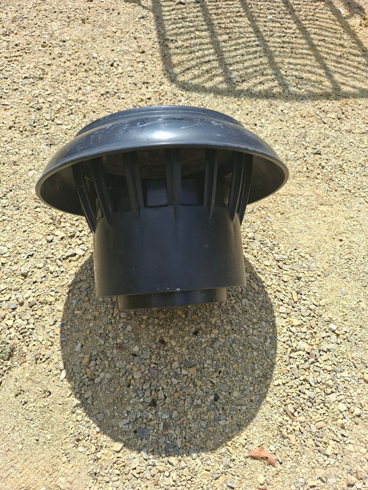 Anjo kap afvoer dak 110-125 mm - Zwart, Ophalen, Gebruikt, Ventilator
