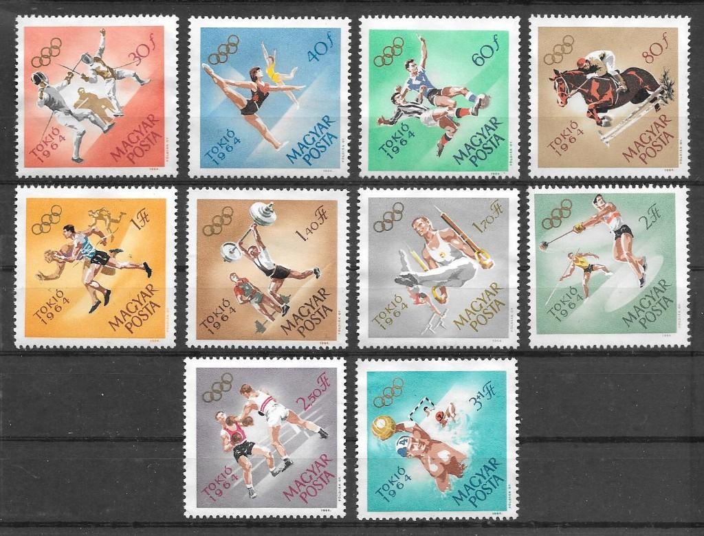 Hongarije 1964 Olympische Spelen, Postzegels en Munten, Verzenden
