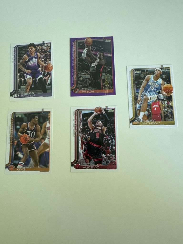 NBA Topps Basketbalkaarten - Diverse Spelers, Hobby en Vrije tijd, Verzamelkaartspellen | Overige, Ophalen of Verzenden, Zo goed als nieuw