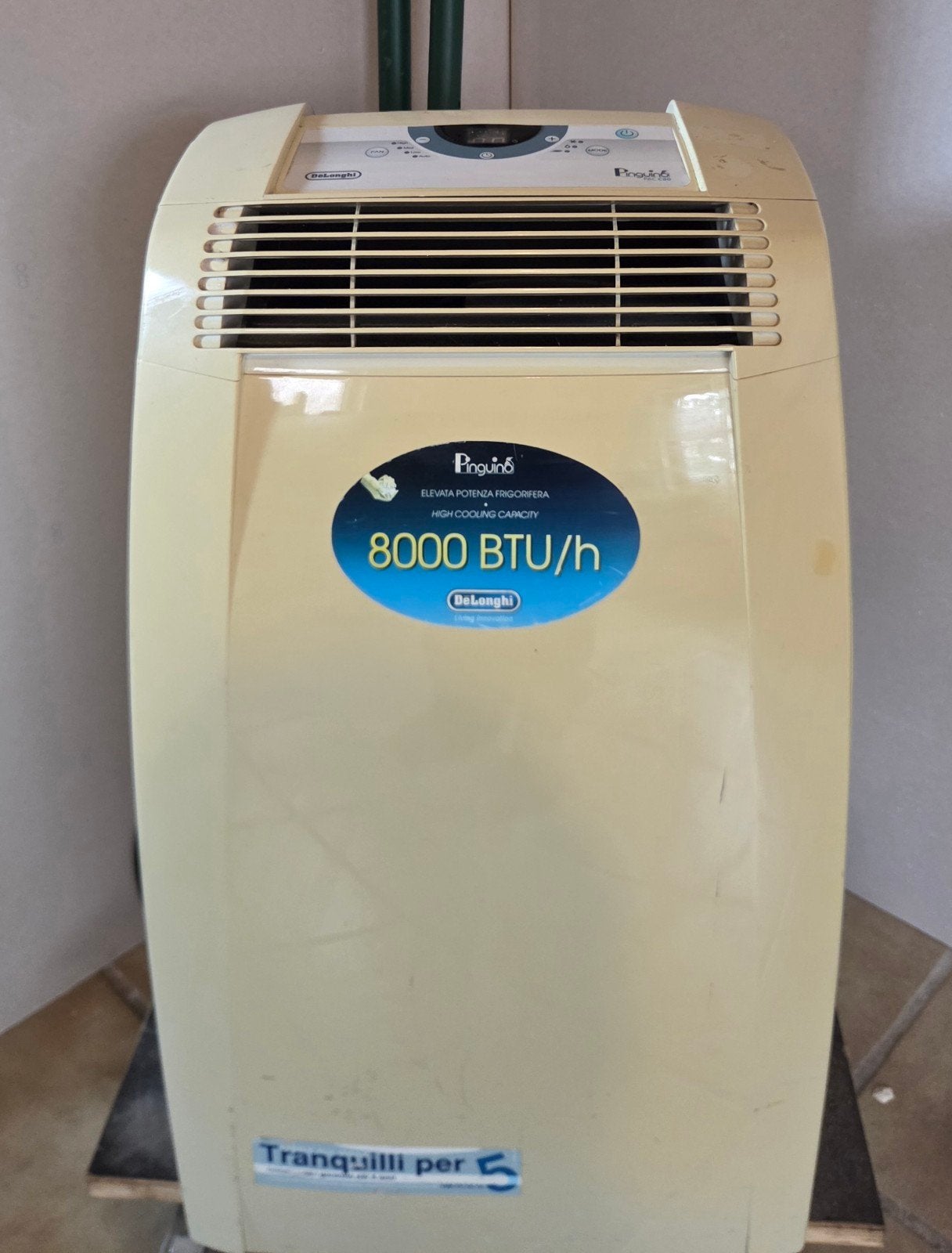 Mobiele airco Delonghi PAC C80, Ophalen, Gebruikt, 3 snelheden of meer, Koelen en Ontvochtigen