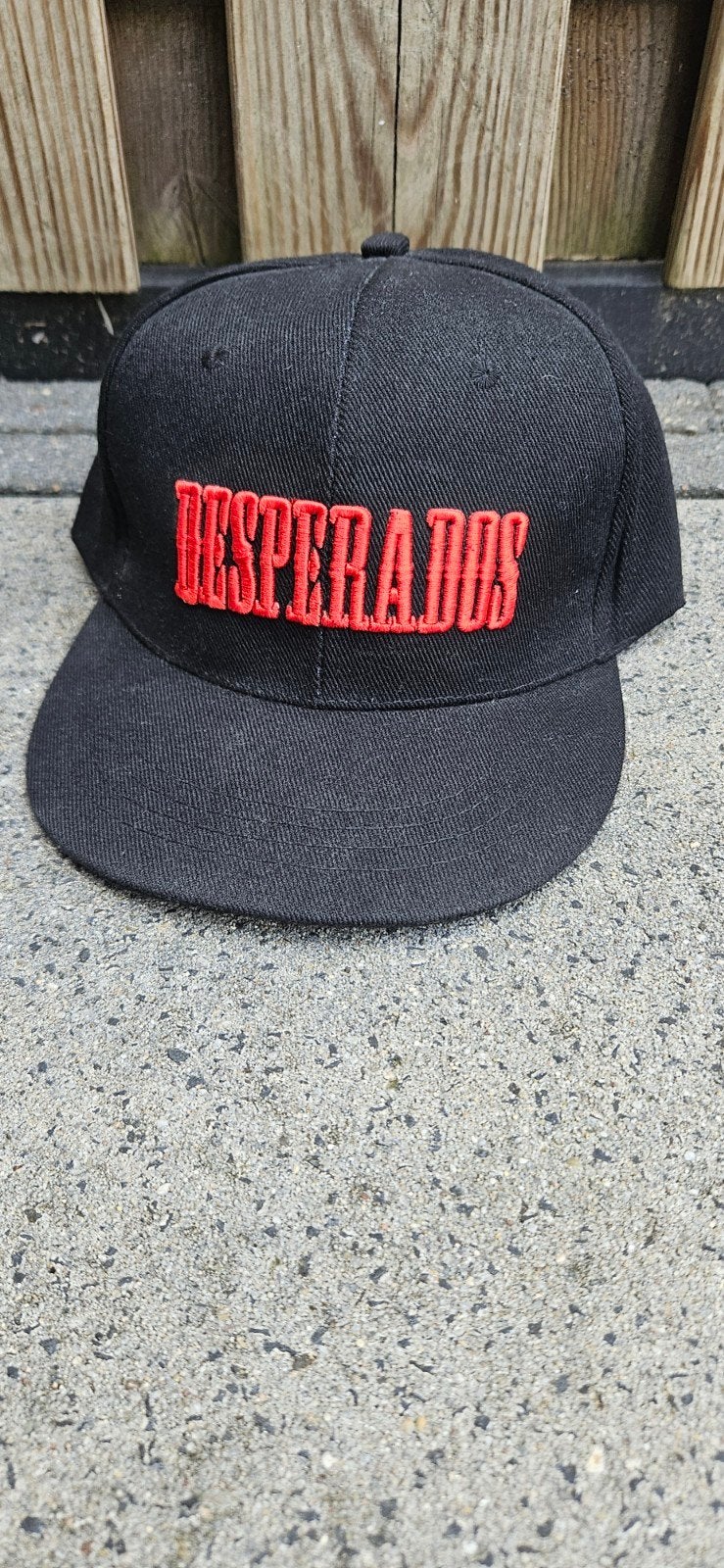 Desperados Snapback Pet - Zwart met Rood Logo, Nieuw, Pet, Desperados, One size fits all