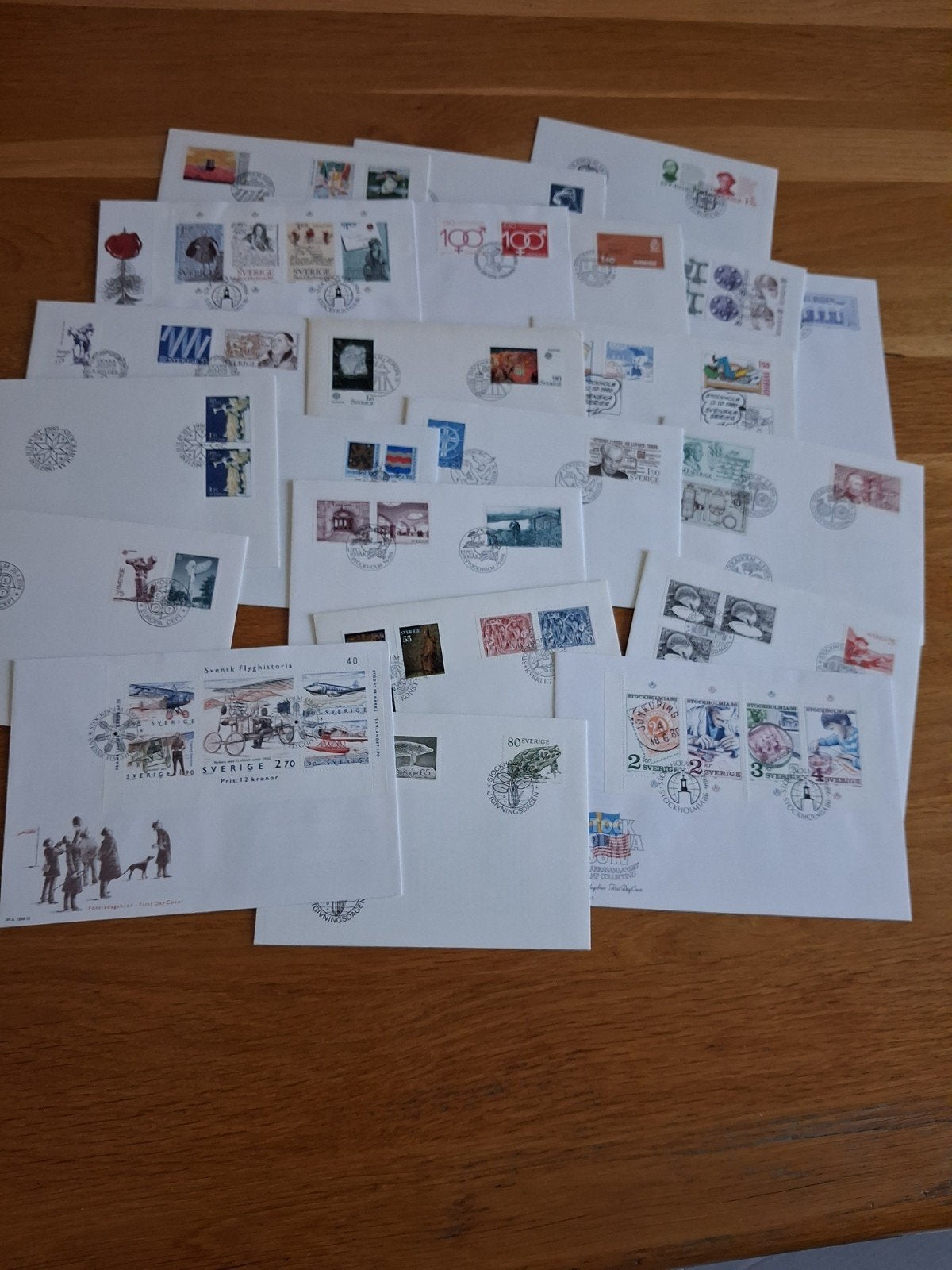 Postzegels Zweden envelop 170 x., Postzegels en Munten, Postzegels | Europa | Scandinavië, Ophalen of Verzenden, Zweden