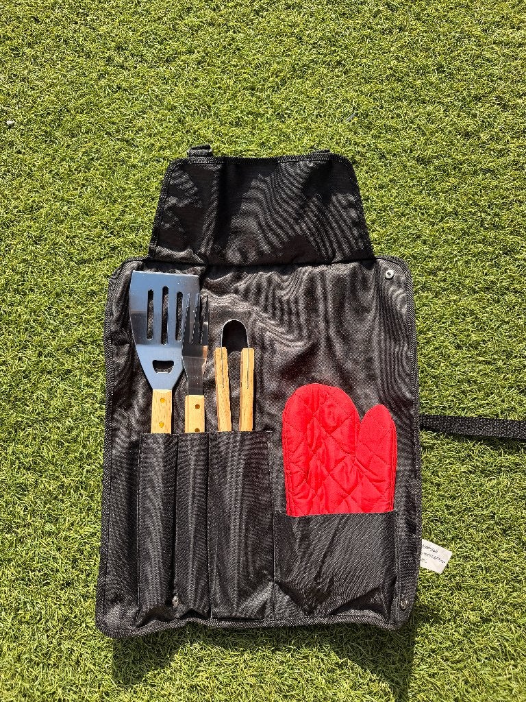 BBQ accessoiresetje NIEUW, Tuin en Terras, Barbecue-accessoires, Ophalen, Nieuw