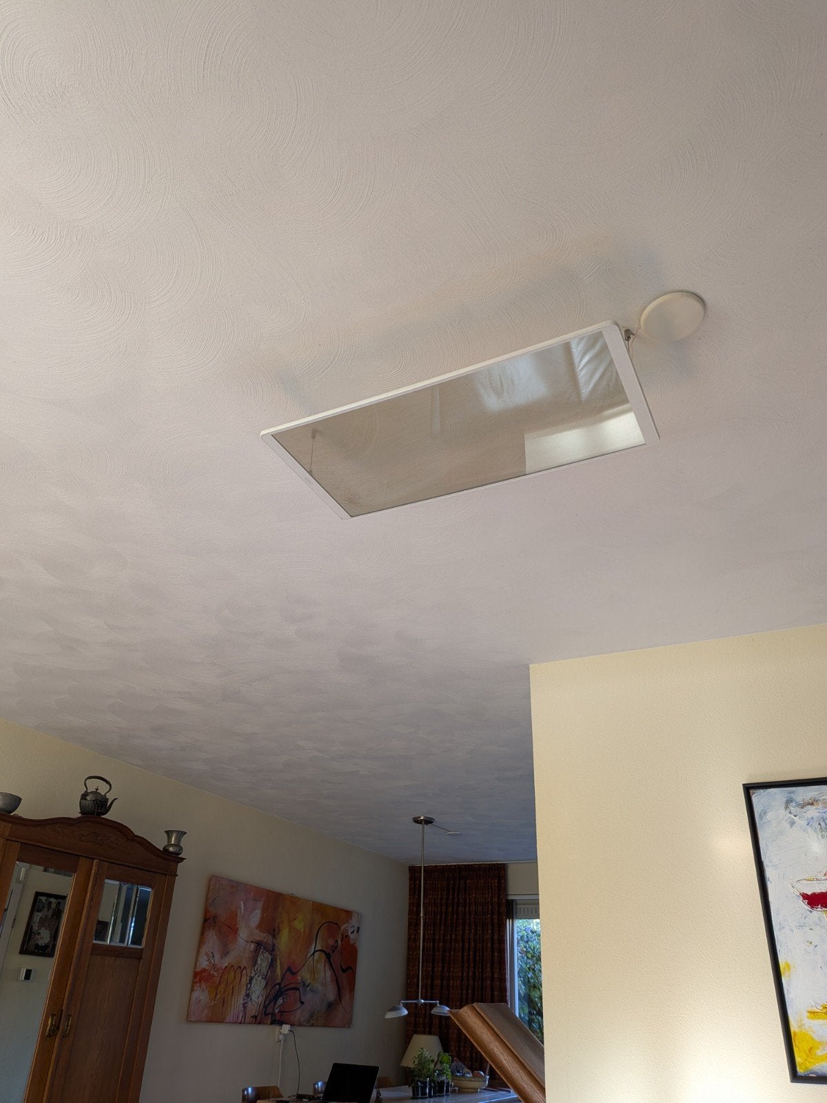 Pion infrarood heater/glaspaneel, Ophalen, Overige soorten, Elektrisch, Zo goed als nieuw
