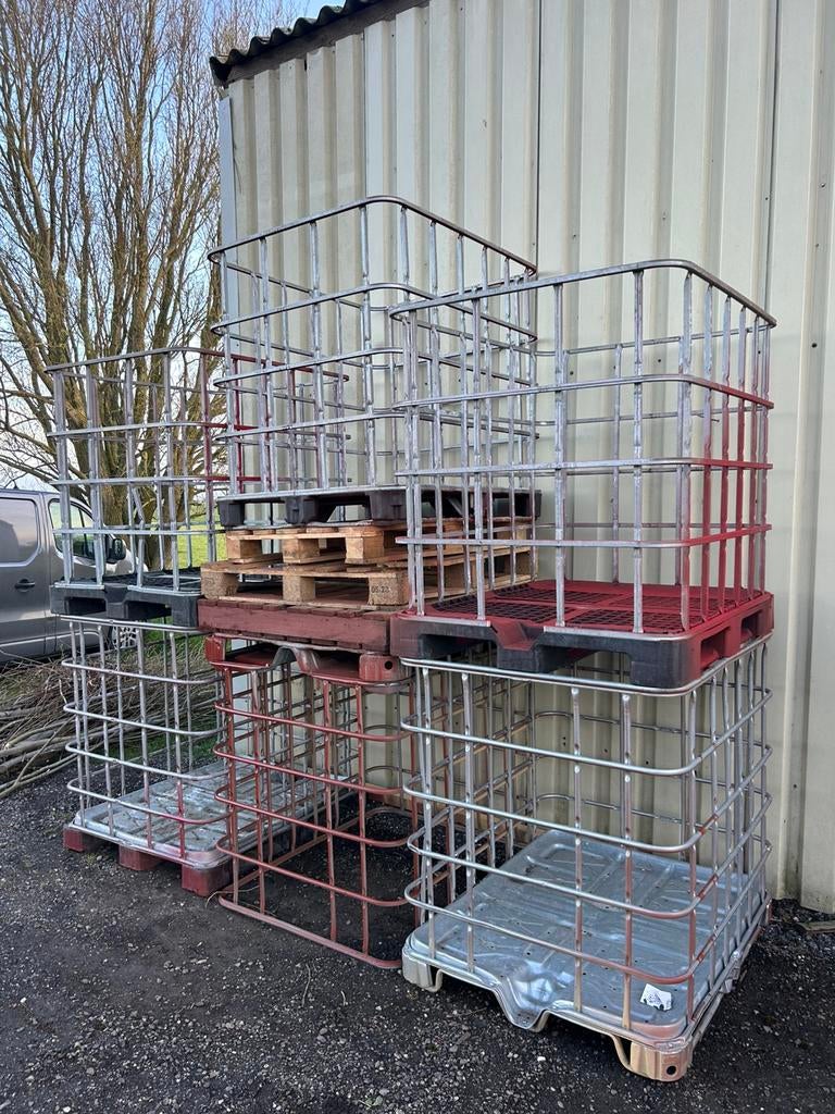 IBC kratten container, 100 liter of meer, Ophalen, Zo goed als nieuw, Transportkar