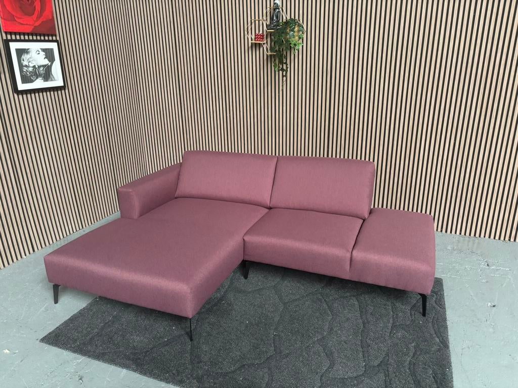 GRATIS LEVERING Loungebank Paars 240x170 NIEUW, Hoekbank, Ophalen of Verzenden, Zo goed als nieuw, 200 tot 250 cm