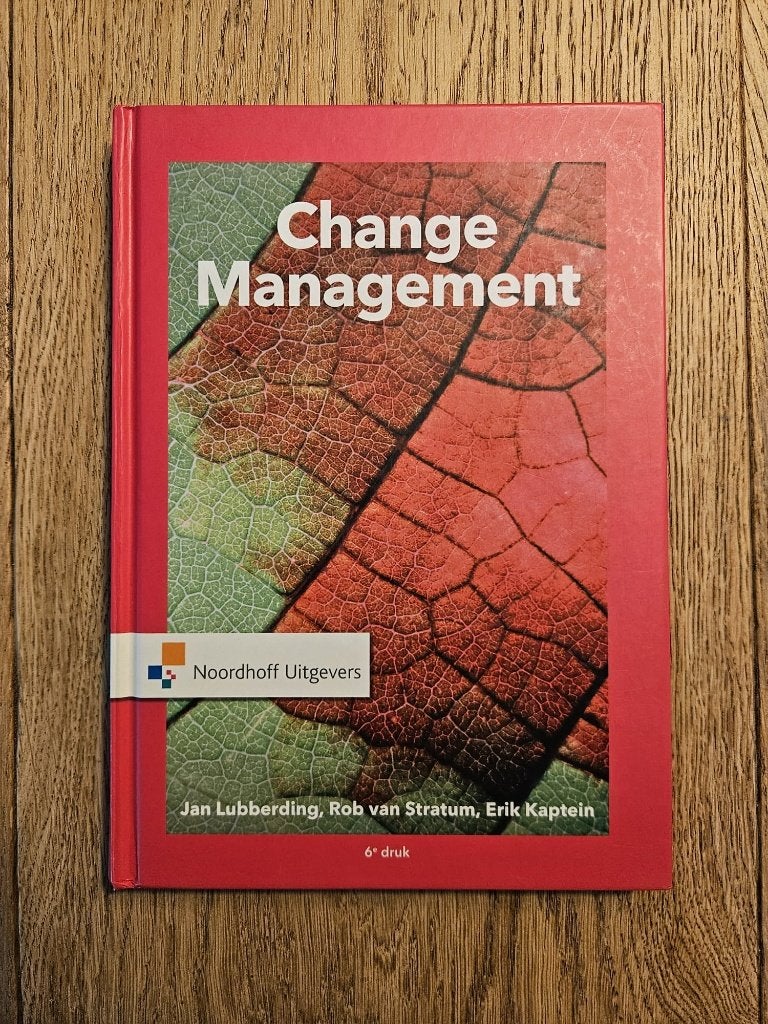 Change Management - 6e druk, Jan Lubberding, Rob van Stratum, Erik Kaptein, Nieuw, Gamma, HBO