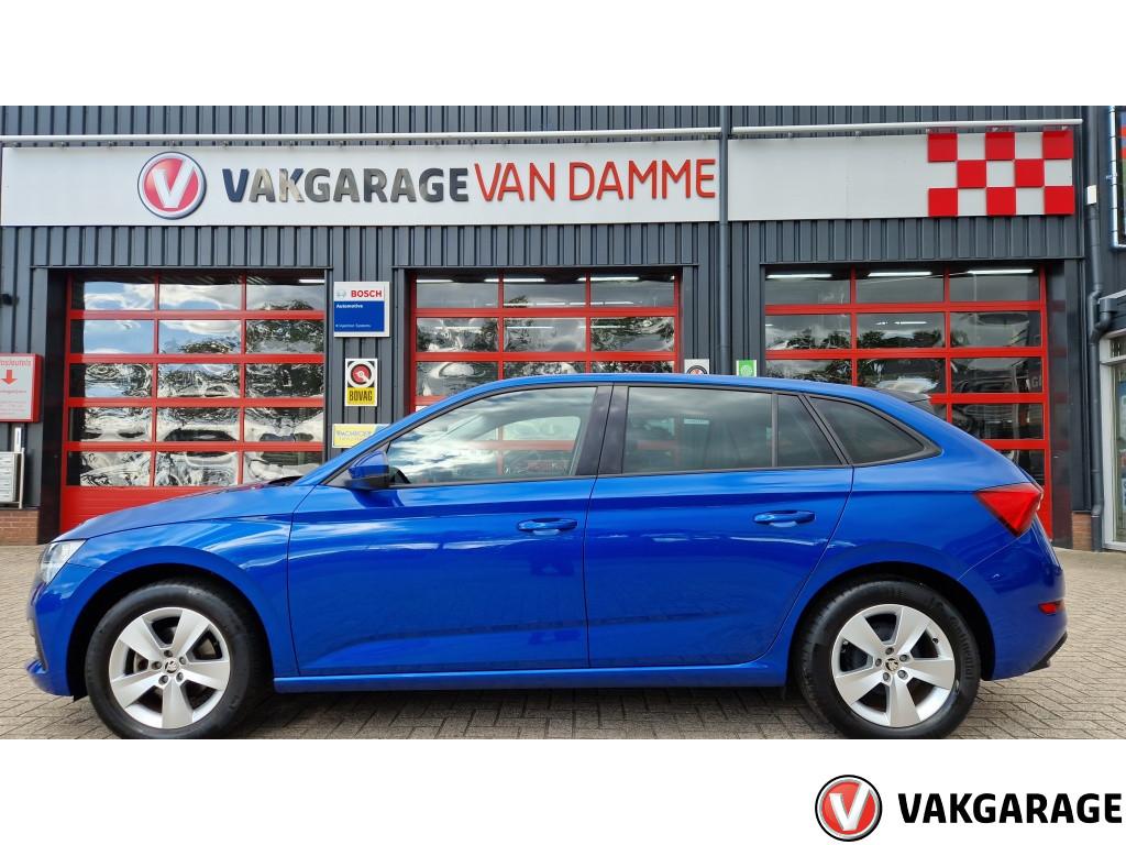 Skoda Scala 1.0 TSI Ambition (bj 2021), Scala, Gebruikt, Euro 6, Blauw