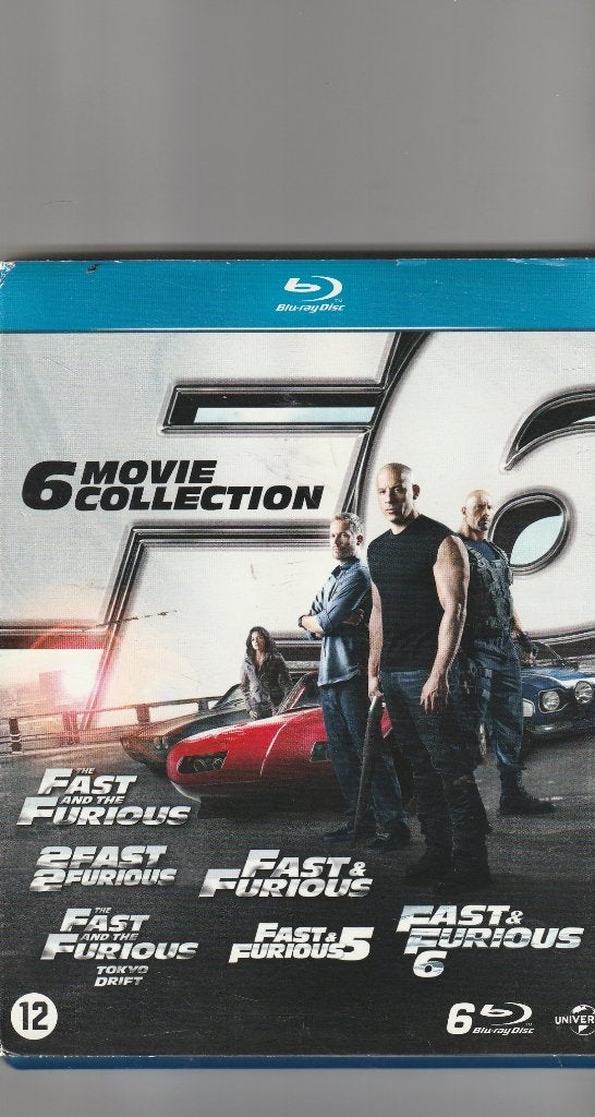 Fast and the furious movie collection 6 films, Engels, Nederlands, Actie, Ophalen of Verzenden