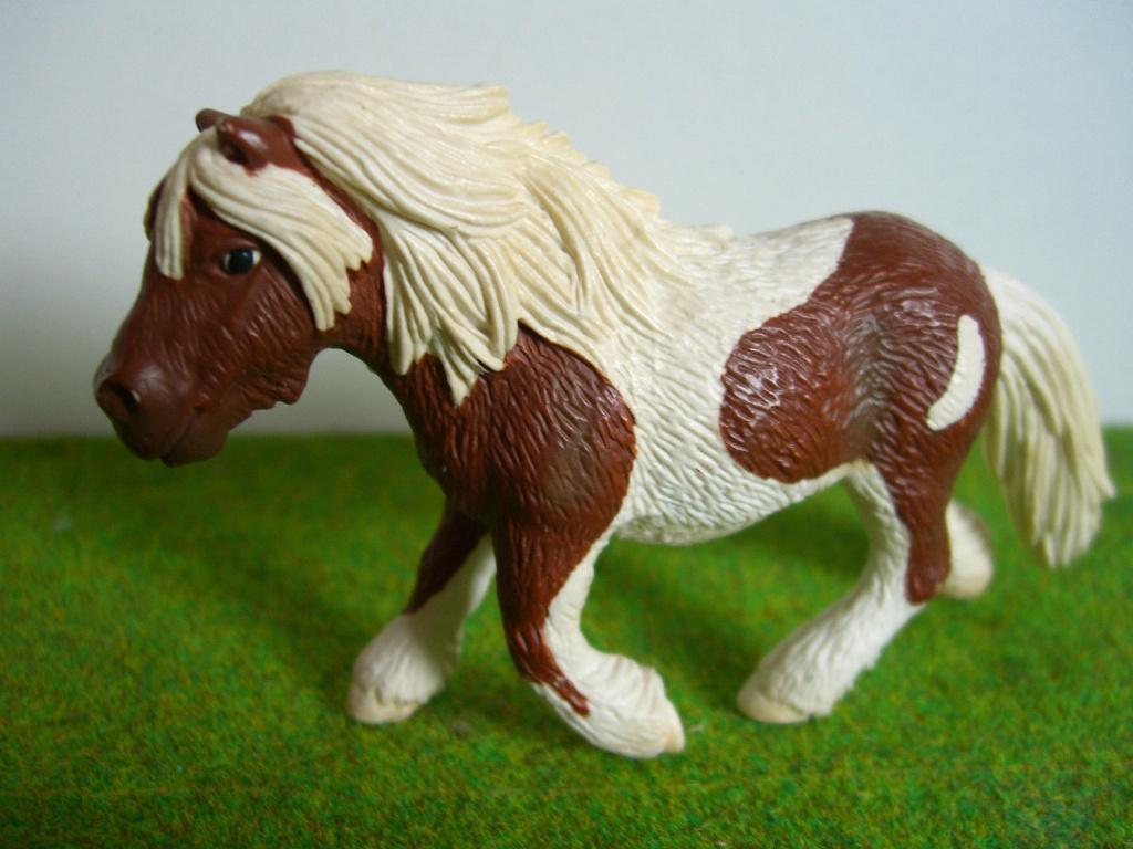 Schleich 13297 Shetlander pony, dierfiguur, Ophalen of Verzenden, Gebruikt, Paard, Beeldje of Figuurtje