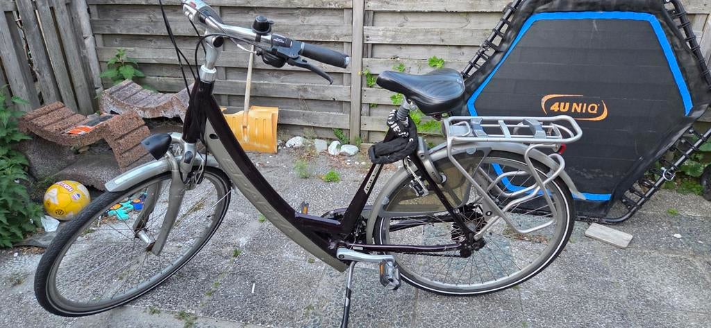 Gazelle mooie fiets metallic lak!!! (ophalen loosduinen), Ophalen, Velgrem, Versnellingen, Gazelle