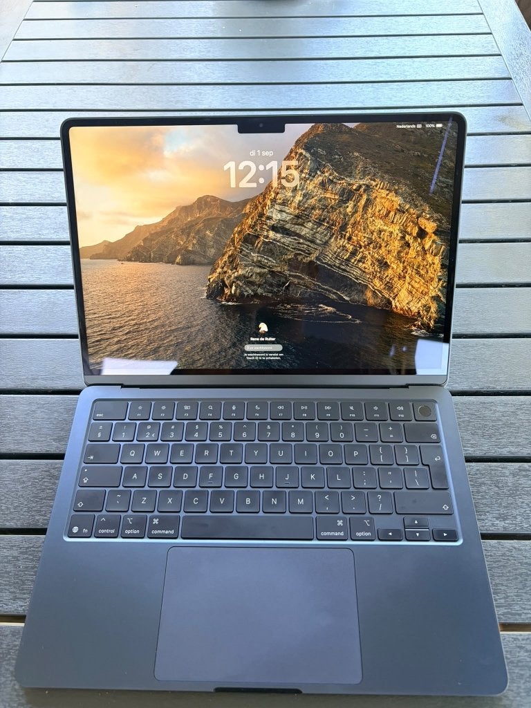 MacBook Air M4 13'' 16GB 256GB Midnight 100% accu | 9 cycli, 256 GB, Qwerty, 13 inch, Ophalen of Verzenden