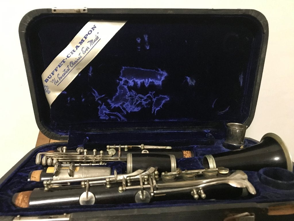 Houten Bes Klarinet, Muziek en Instrumenten, Blaasinstrumenten | Klarinetten, Ophalen of Verzenden, Gebruikt, Hout, Bes-klarinet