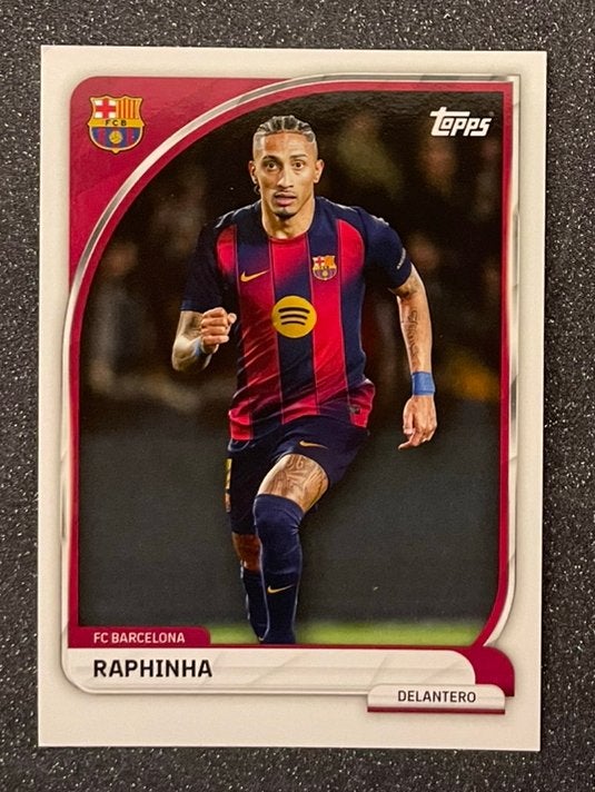 Topps FC BARCELONA 2025   RAPHINHA, Verzenden, Zo goed als nieuw, Plaatje