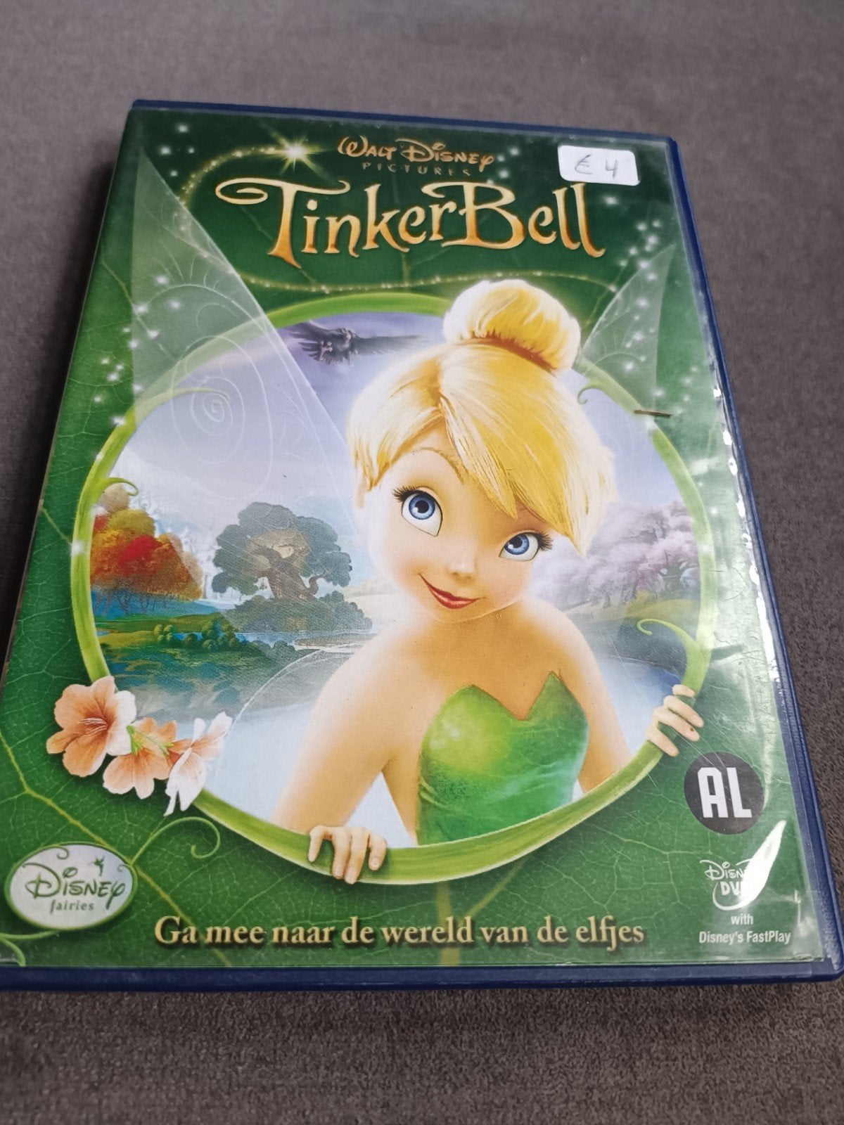 Tinkerbell - dvd, Alle leeftijden, Ophalen of Verzenden, Zo goed als nieuw