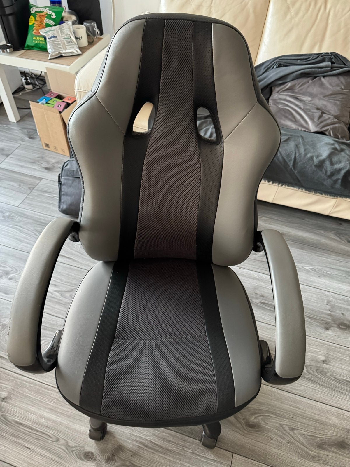 Bureaustoel (Office Chair) - Grijs/Zwart, Ophalen, Gebruikt, Grijs, Gaming bureaustoel