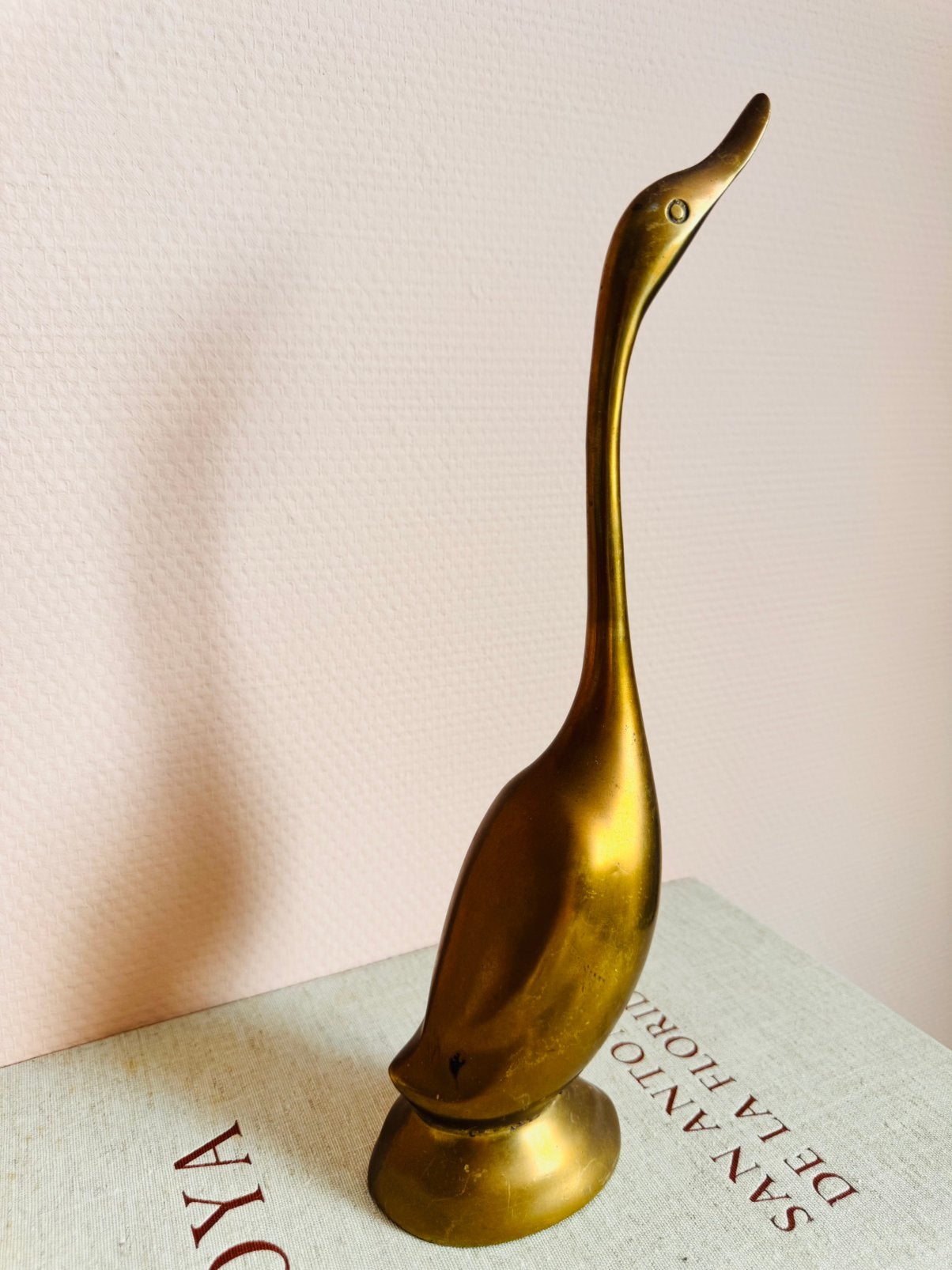 Vintage Messing vogel groot, Ophalen of Verzenden