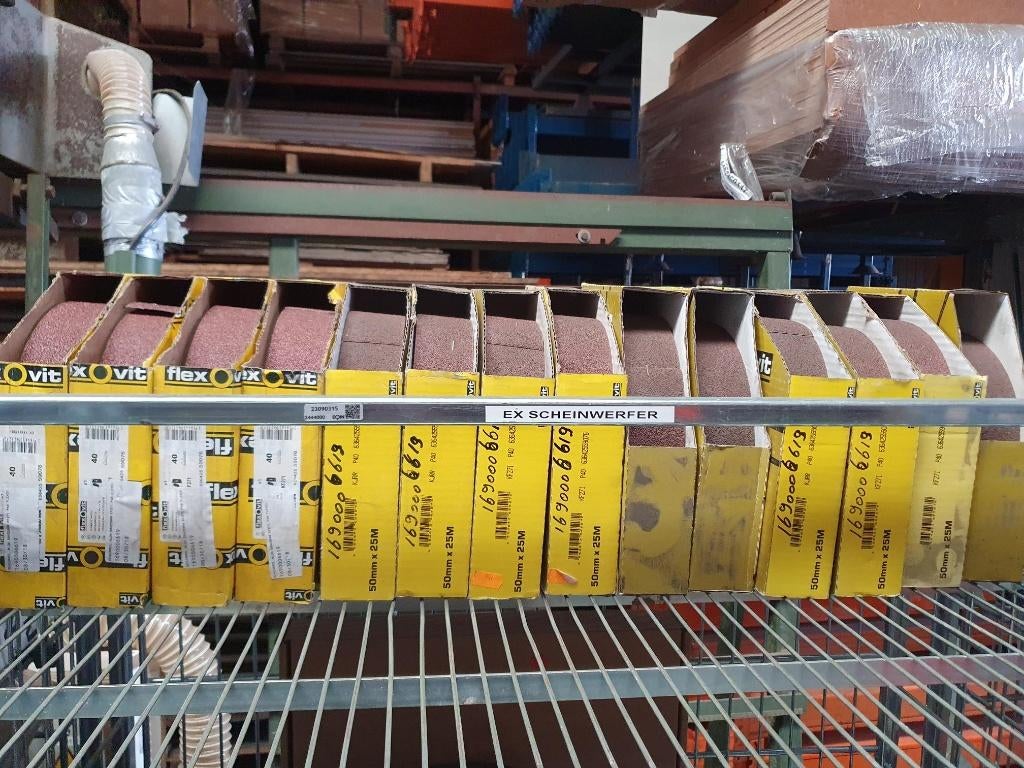 14x Flexovit Spaarrollen Alox KF271 50 x 25000 mm korrel 40, Ophalen, Flexovit, Overige typen, Nieuw