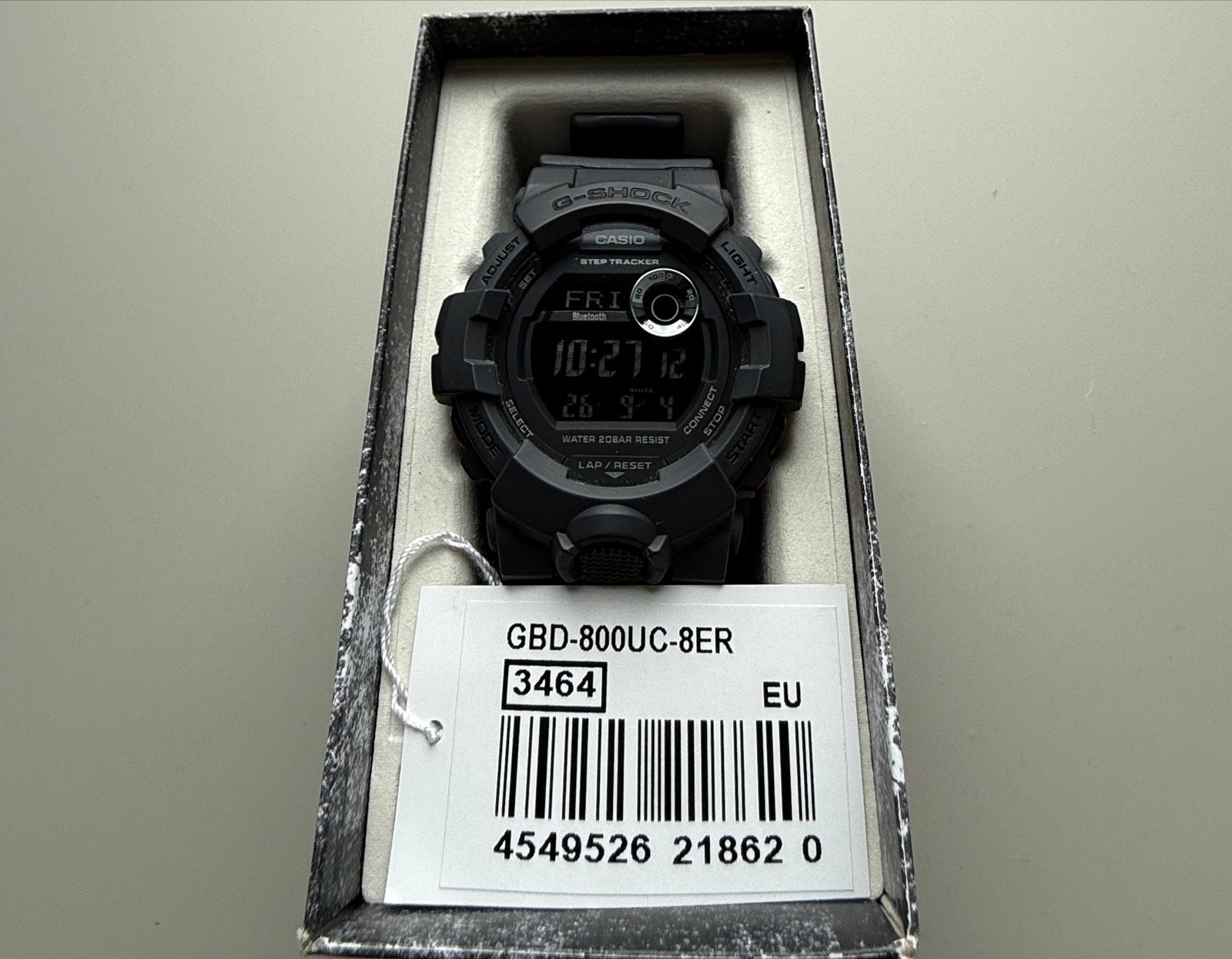 Casio G-Shock GBD-800UC-8ER - Zo goed als nieuw, Casio, Kunststof, Polshorloge, Kunststof