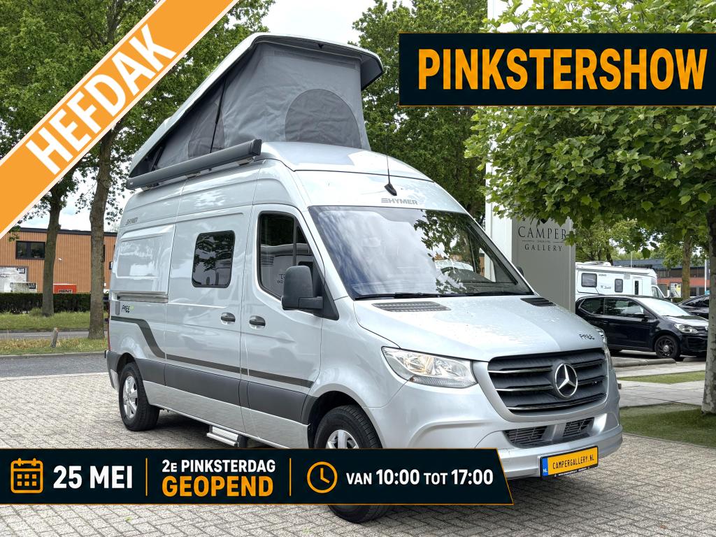Hymer Free 600 DWARSBED HEFDAK MERCEDES TREKHAAK, Ringverwarming, Bedrijf, Hymer, 5 tot 6 meter