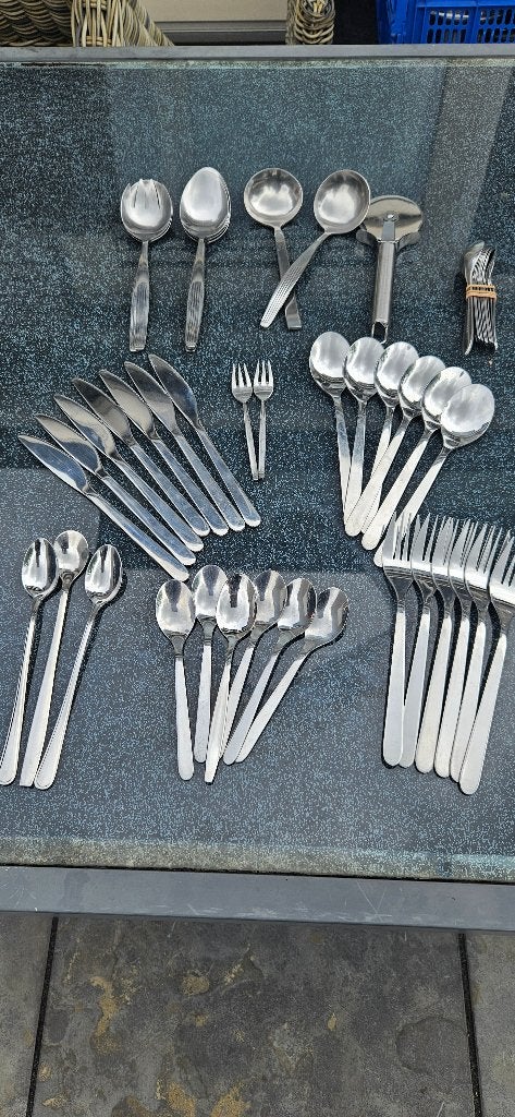 bestekset (stainless steel), Overige materialen, Gebruikt, Bestekset, IKEA