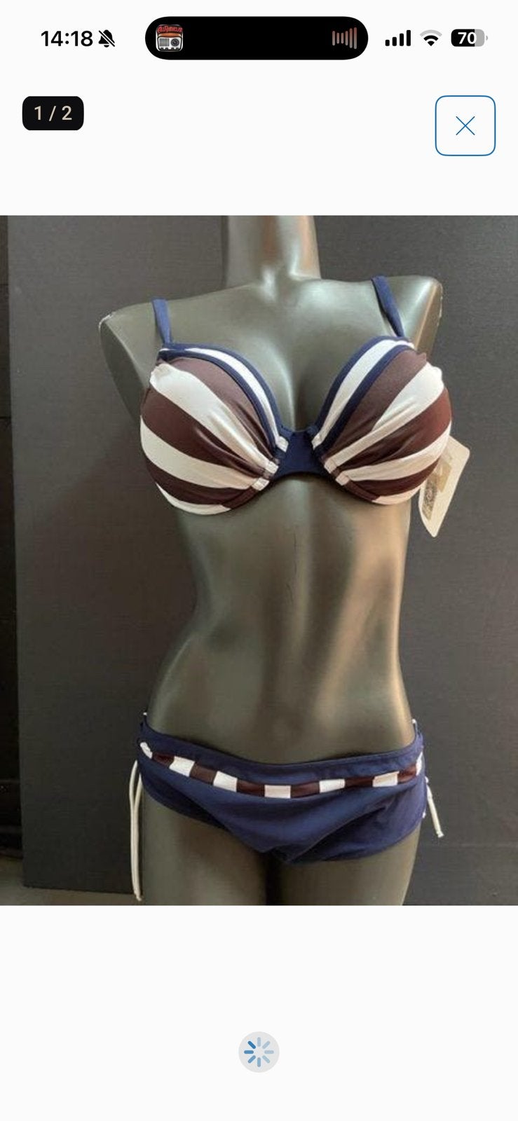 Sunflair  Bikini Maat 42b Model 21296, Kleding | Dames, Badmode en Zwemkleding, Verzenden, Nieuw, Blauw, Bikini