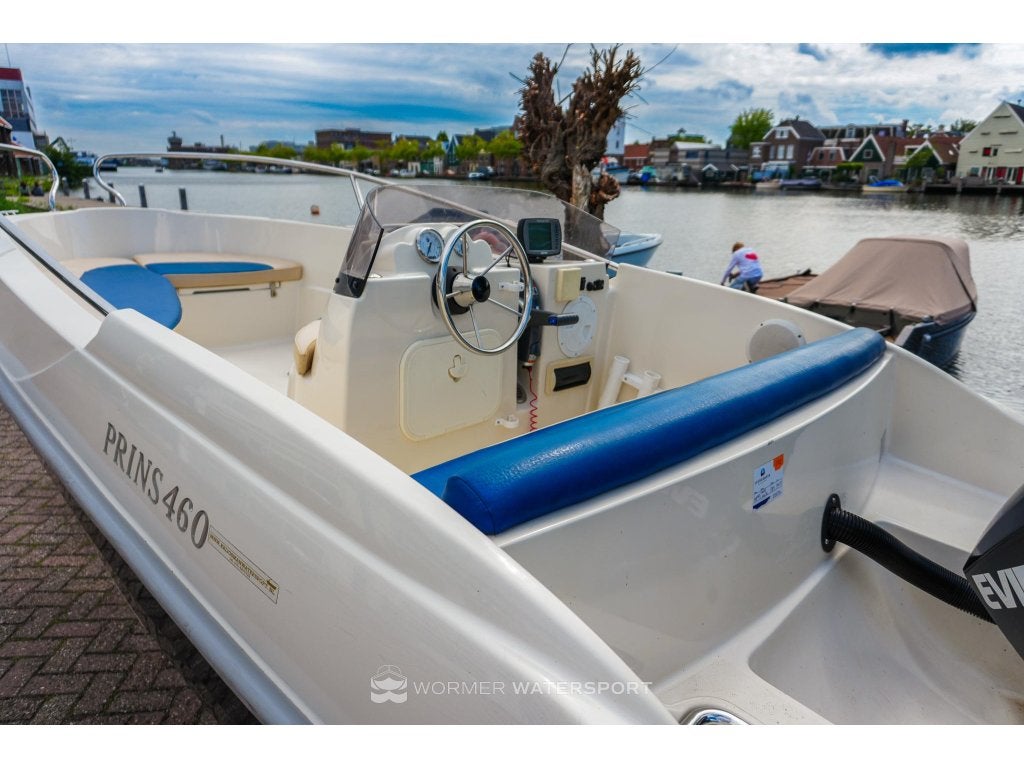 Prins Prins 460 + 60 PK Evinrude + trailer, Watersport en Boten, Niet ingevuld, Overige merken, Gebruikt, Niet ingevuld