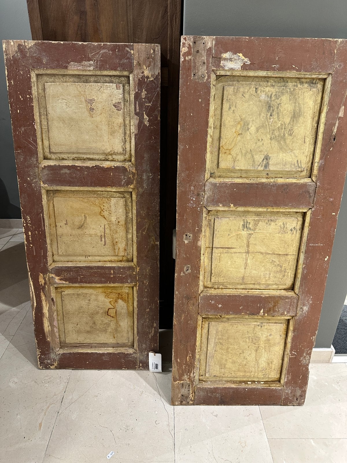 Antieke Franse luiken set, Huis en Inrichting, Ophalen, Gebruikt, ., .
