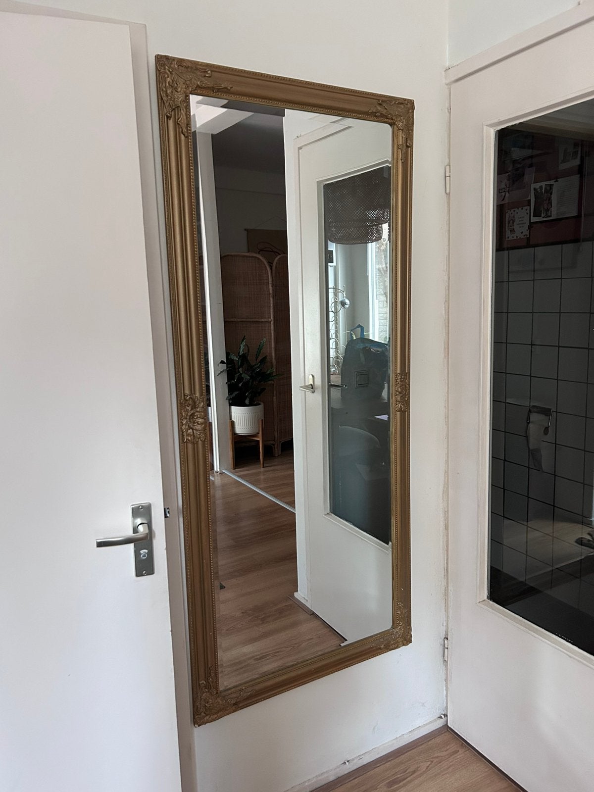 Spiegel, Ophalen, Gebruikt, 150 tot 200 cm, Rechthoekig