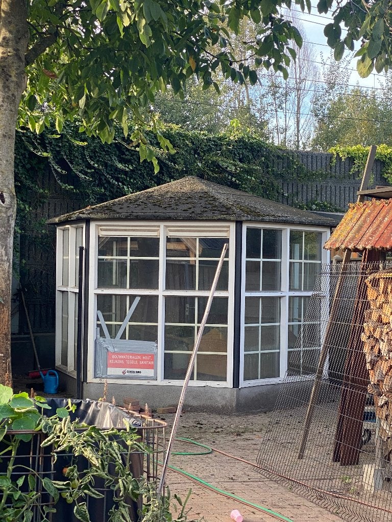 Tuinprieel, Tuin en Terras, Ophalen, Kunststof, 3 ramen of meer, 250 tot 500 cm