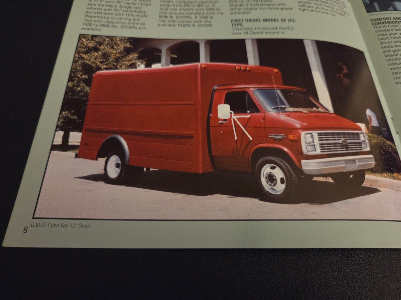 Brochure Chevrolet Hi-Cube Vans / Step-Vans 1984 USA, Ophalen of Verzenden, Zo goed als nieuw, Chevrolet