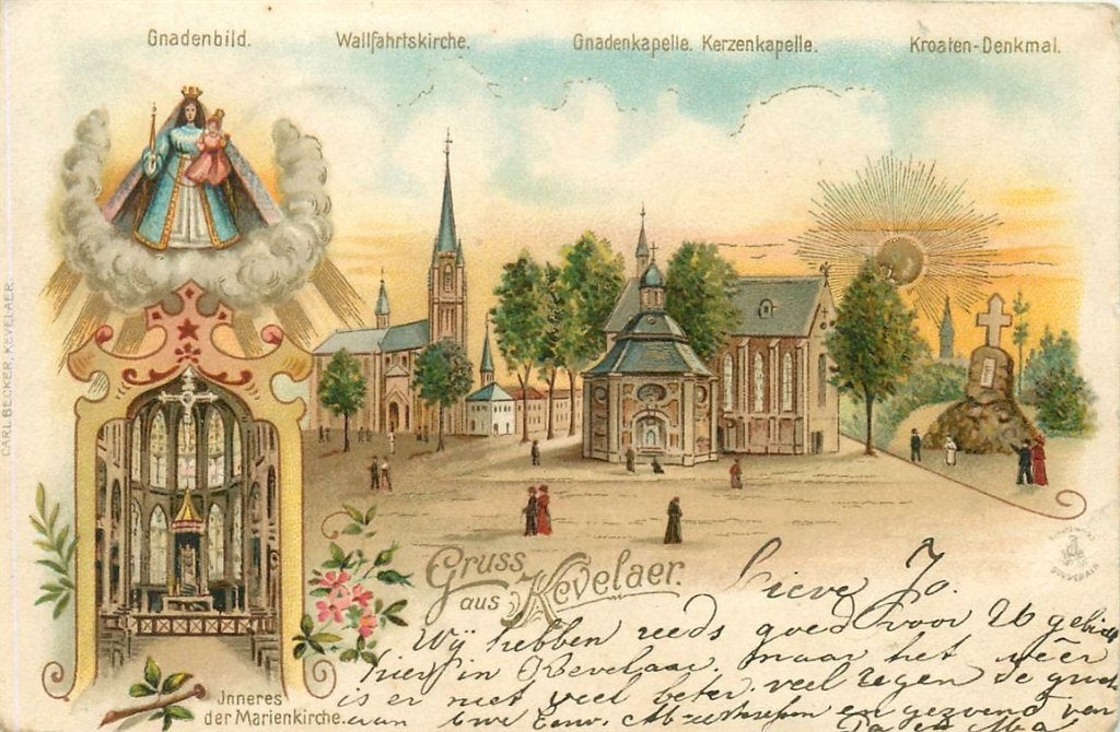 702-088-009 Kevelaer Litho, Verzamelen, Verzenden, Voor 1920, Duitsland
