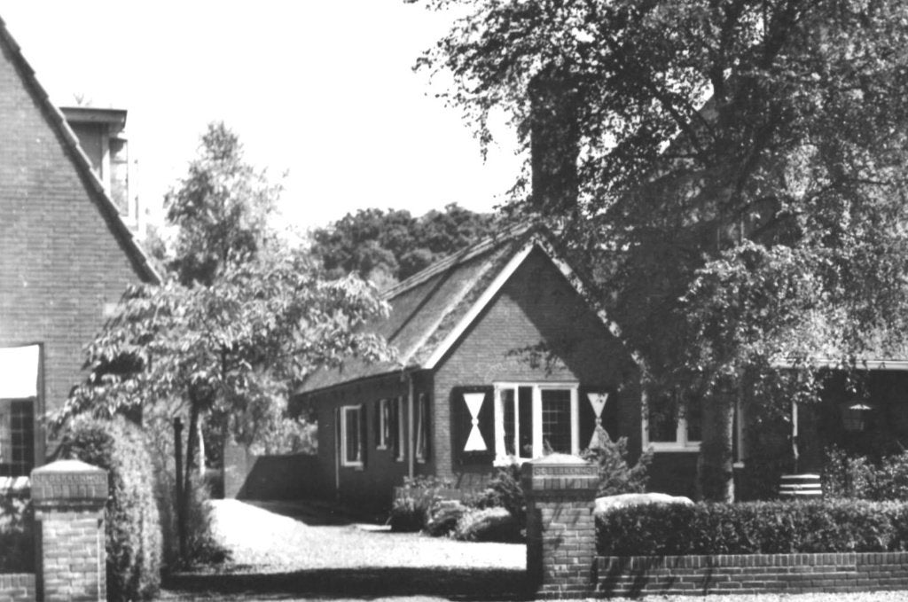 984267 Zuidlaren De Berkenhof 1954 Drenthe Gelopen, Ophalen of Verzenden, 1940 tot 1960, Gelopen, Drenthe