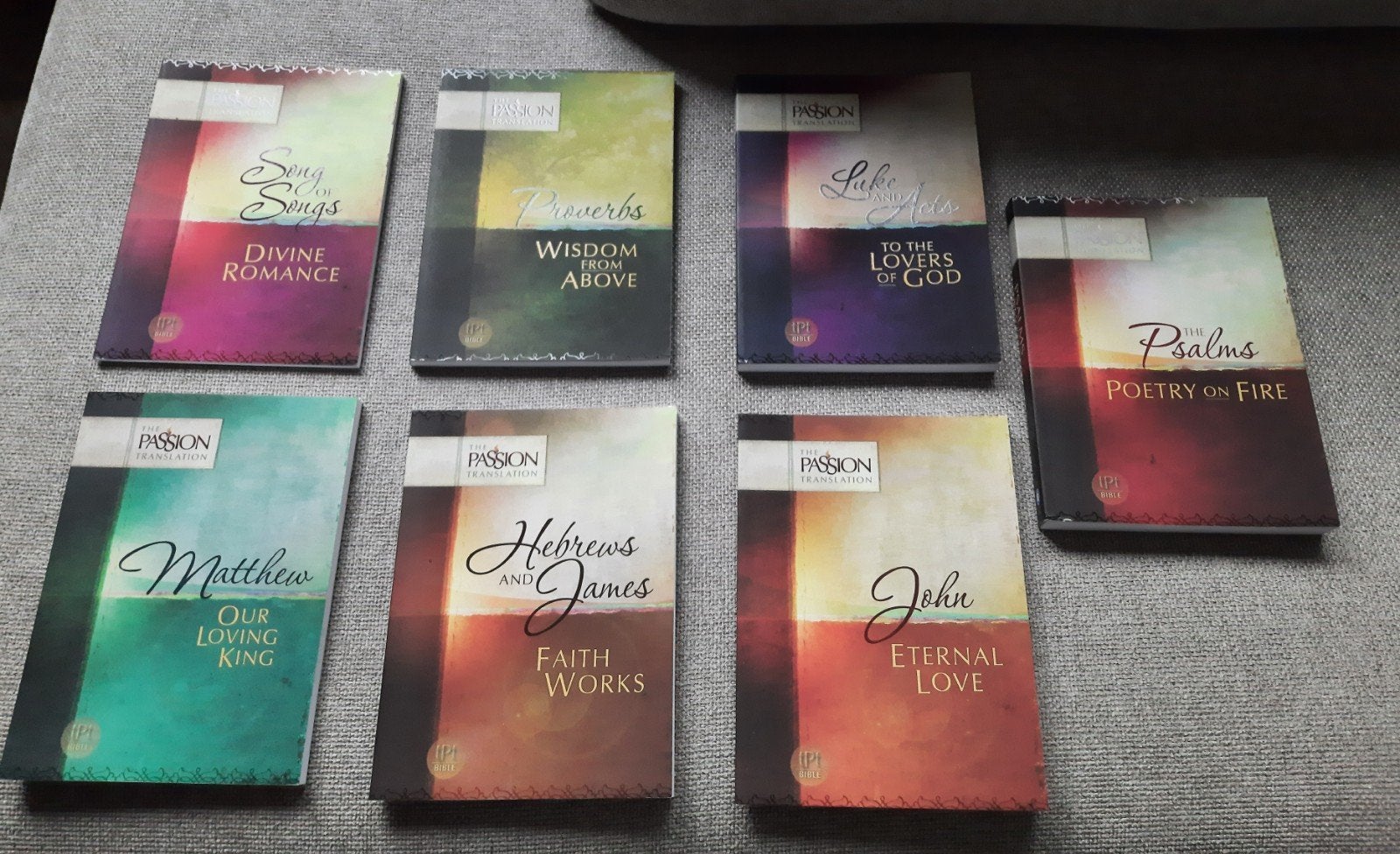 Serie van 7 boeken The Passion Translation, Ophalen of Verzenden