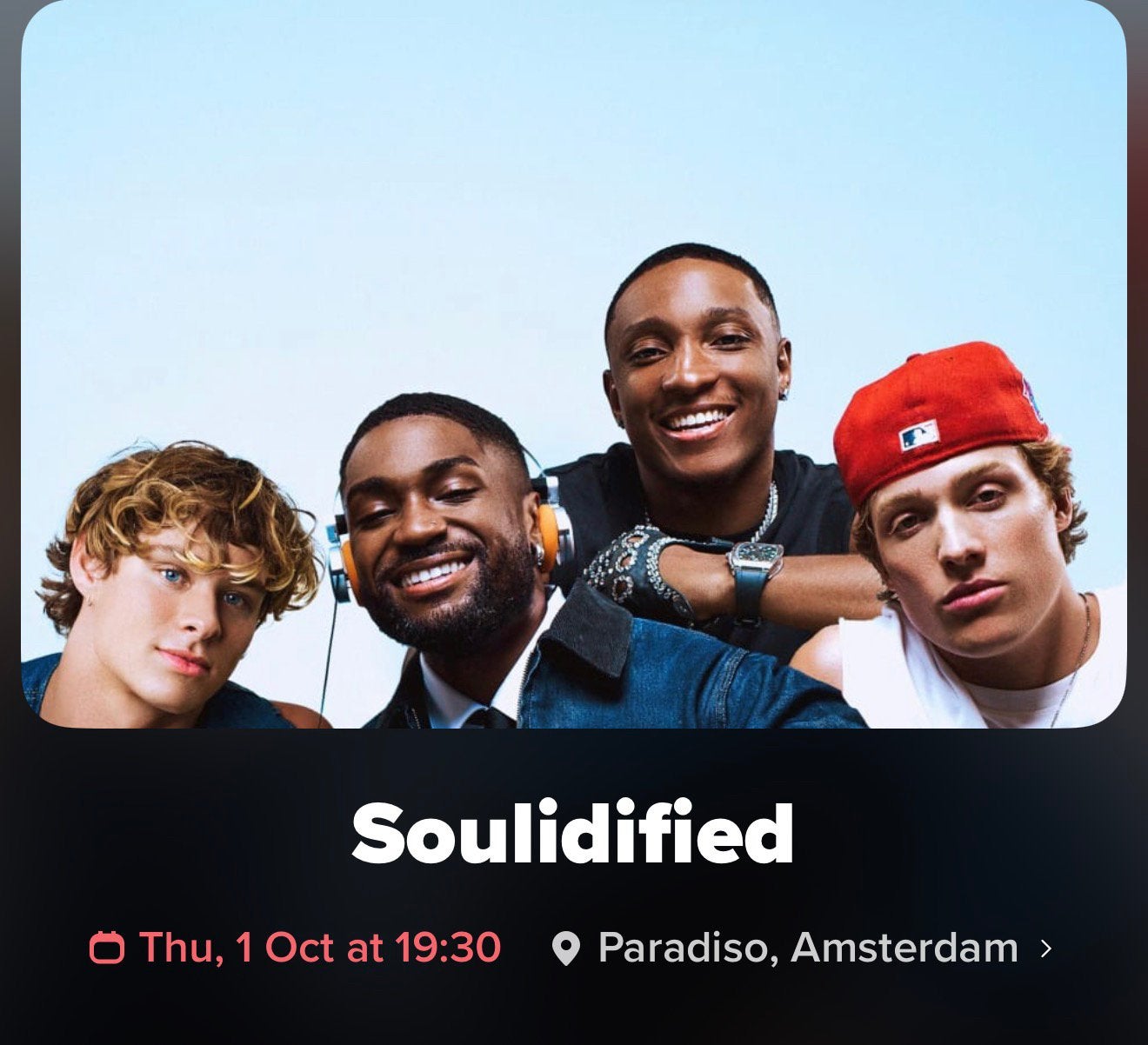 Soulidified ticket 1x, Tickets en Kaartjes, Eén persoon, Oktober