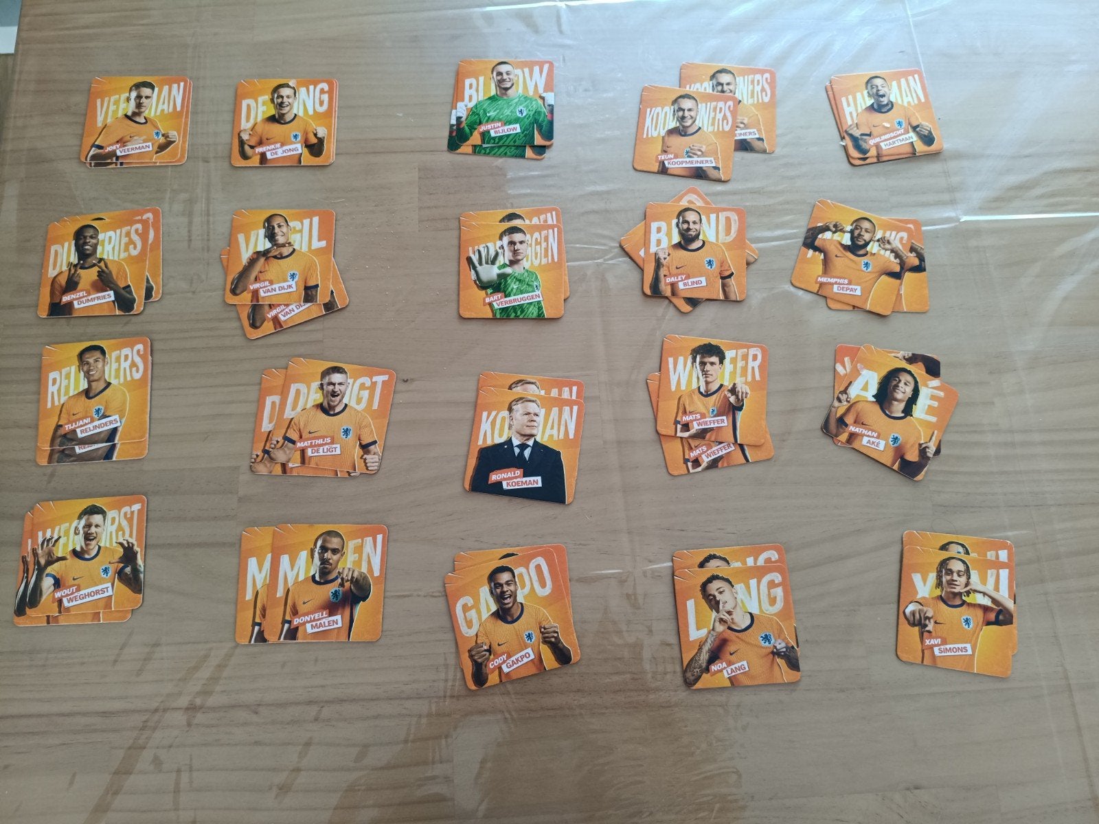 Voetbalplaatjes Oranje EK (diverse spelers), Overige supermarkten, Ophalen of Verzenden