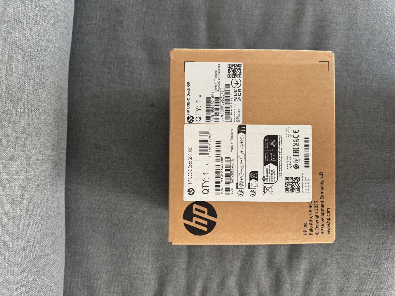 Hp usb-c dock G5 Nieuw, Computers en Software, Ophalen of Verzenden, Zo goed als nieuw