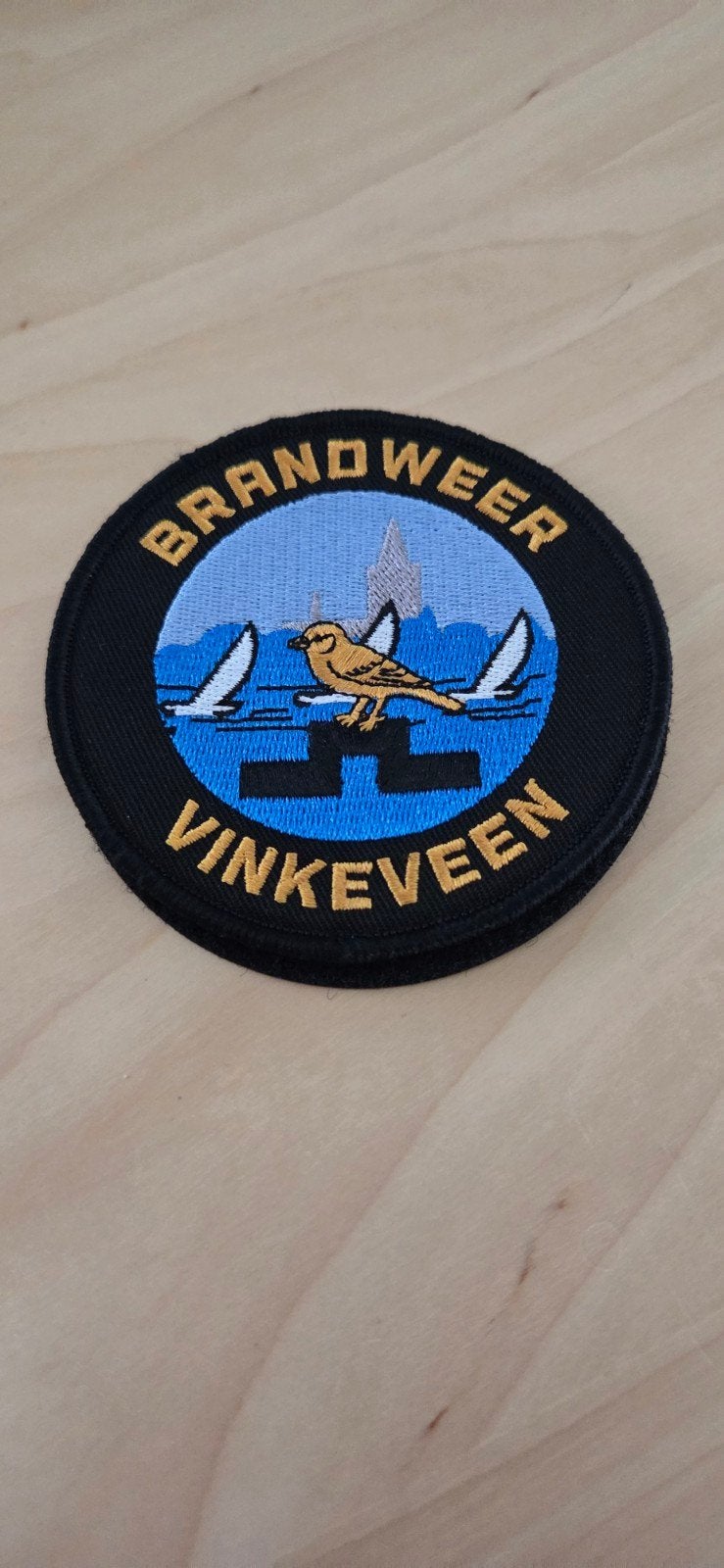 patch  brandweer vinkeveen, Ophalen of Verzenden, Overige soorten, Nederland, Embleem of Badge