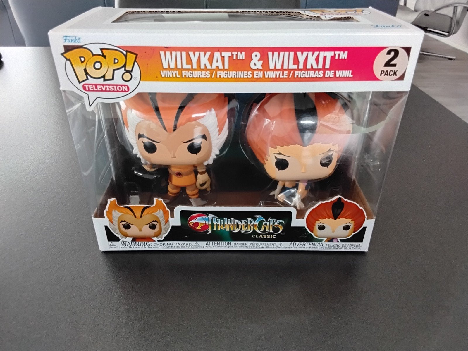 Funko Pop! Thundercats Wilykat & Wilykit 2-pack, Ophalen, Nieuw, Jongen of Meisje