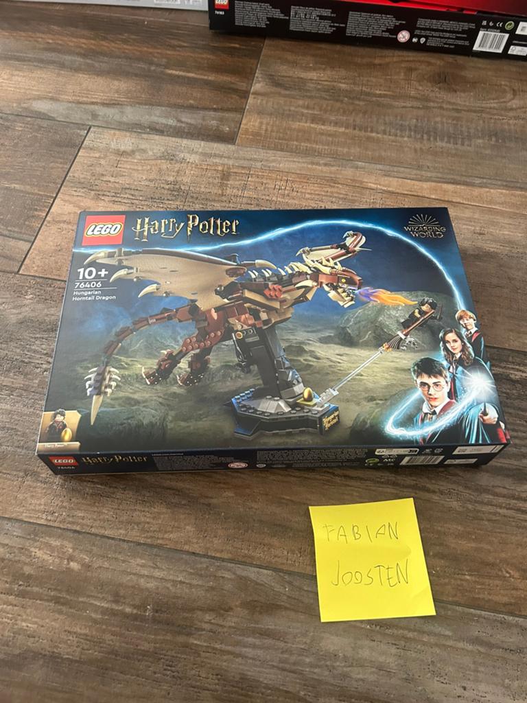 Lego Hungarian Horntail Dragon 76406 harry potter, Ophalen of Verzenden, Nieuw
