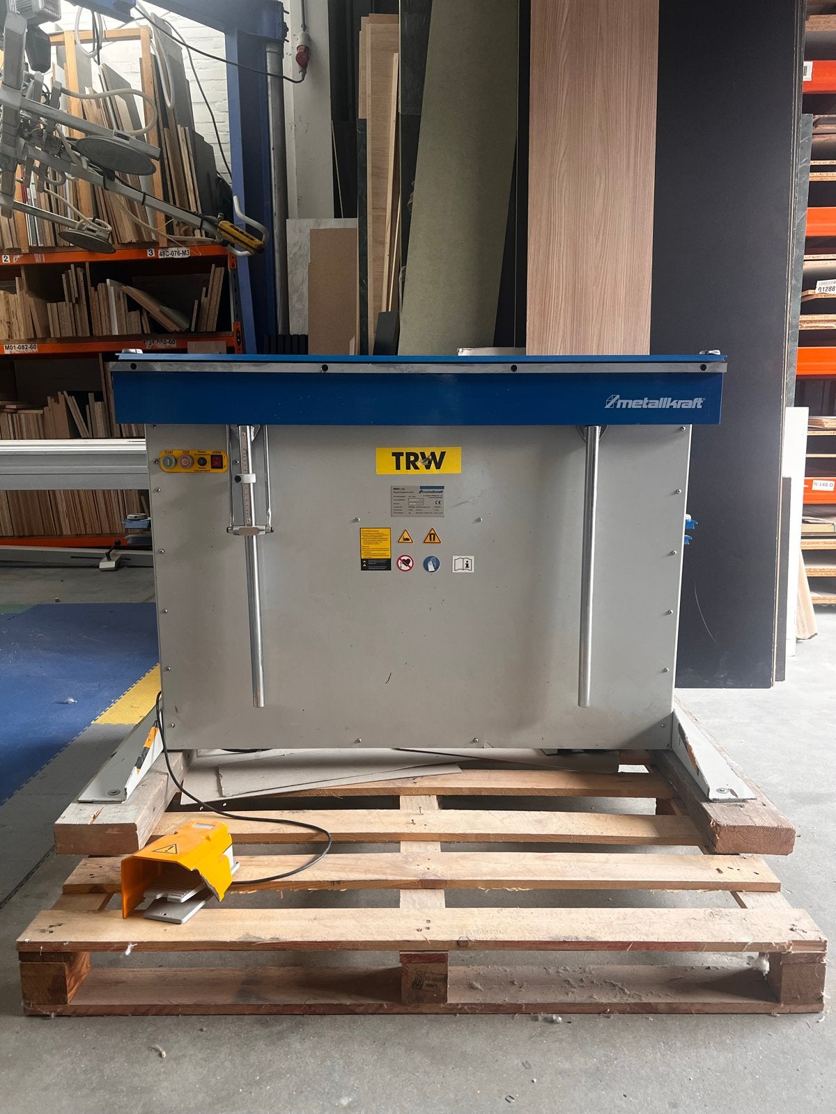 Metallkraft MBM 1250 Magnetische plooibank Plaatbuigmachine, Doe-het-zelf en Verbouw, Ophalen, Gebruikt